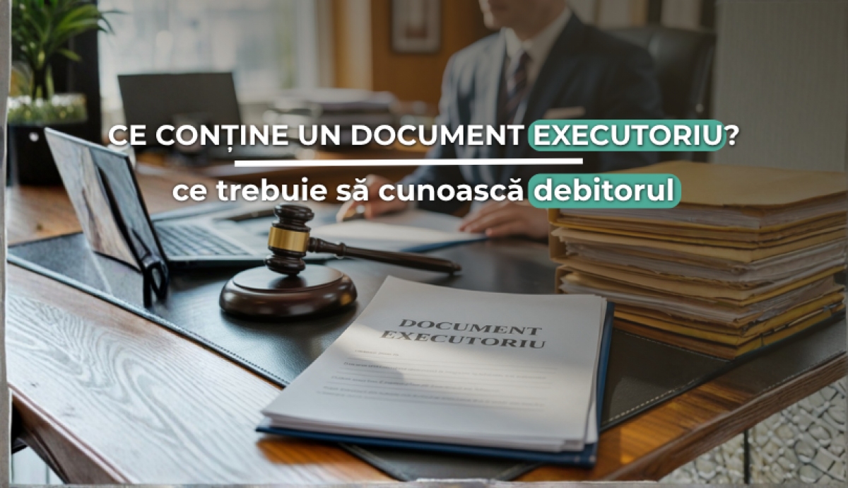 Analiza elementelor obligatorii ale documentului executoriu 
